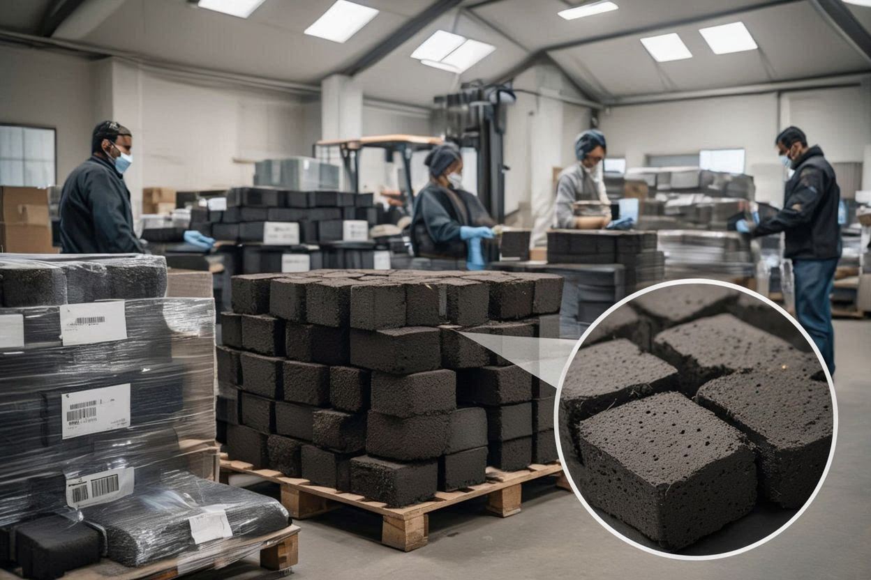 coconut charcoal briquettes supplier for shisha