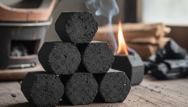 coconut charcoal briquette